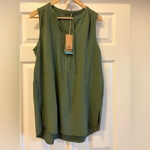 NWT Prana Forest Green Natassa Tunic- Size Large